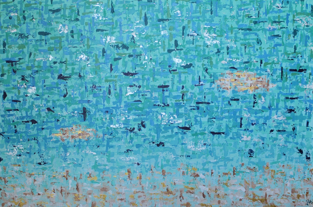 Ocean Abstract by Jenna Harvie